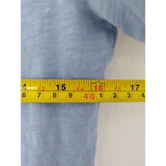 Talbots Petite Women's Short Sleeve Lace Yoke Top, Size Sp Usado. - Picture 6 of 6